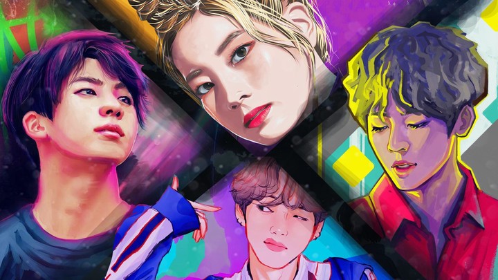 Kpop Paint by Numbers BT21_playmods.net