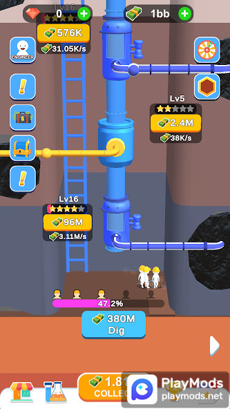 Idle Oil Well(Unlimited Resources) screenshot image 2_playmods.net