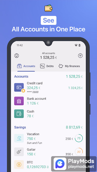 1Money: expense tracker budget(No Ads) screenshot image 4_playmods.net