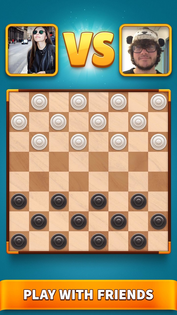 Checkers Clash - Draughts Game_playmods.net