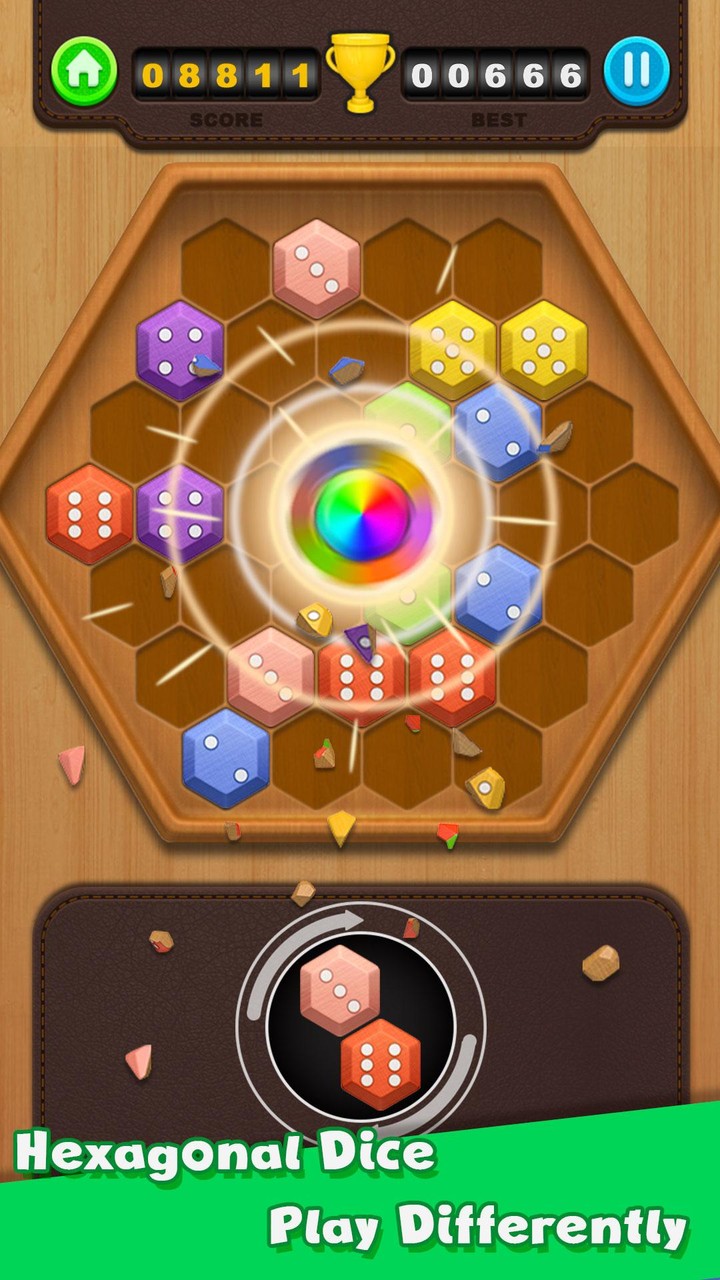 Hexagon Block Puzzle_playmods.net