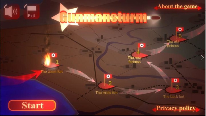 Gunman sturm. Run, fight, win_playmods.net