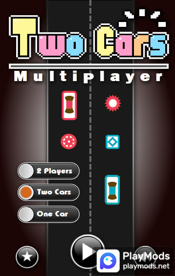 2 Cars Multiplayer(No Ads) screenshot image 1_playmods.net