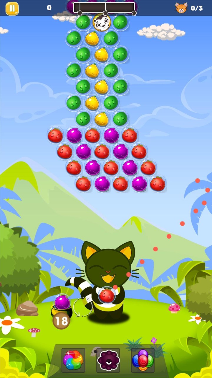 Bubble Shooter - Cat Rescue_playmods.net