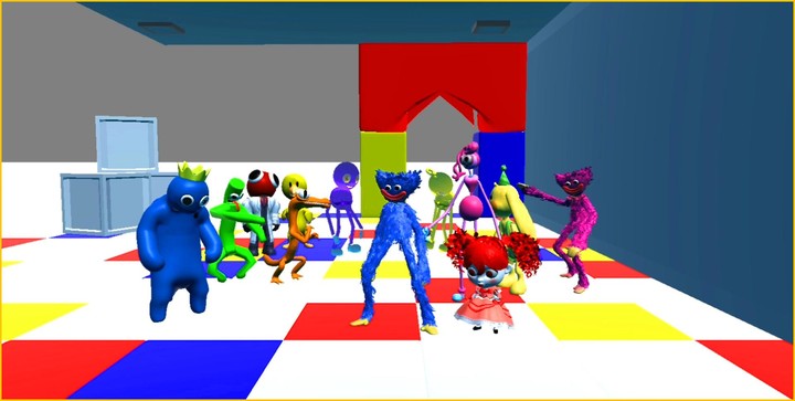 Huggy Wuggy Vs Rainbow Friends_playmods.net