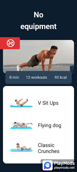 Home Workout Six Pack Abs(Premium Unlocked) screenshot image 4_playmods.net