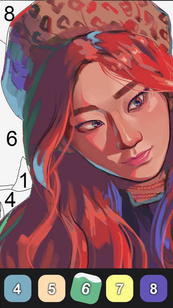 Kpop Paint by Numbers BT21_playmods.net