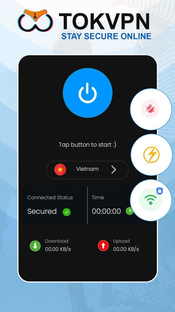 TokVPN - Safe VPN Proxy_playmods.net