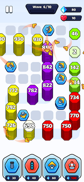 Hex Defense!(Unlimited currency) screenshot image 2_playmods.net