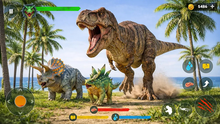 Jurassic Clash Dino Sim Primal(No Ads Free Rewards) screenshot image 5_playmods.net