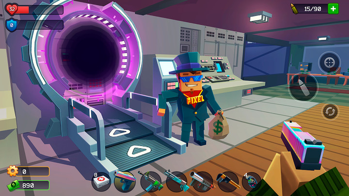 Pixel Combat: Zombies Strike(Mod Menu) screenshot image 1_playmods.net