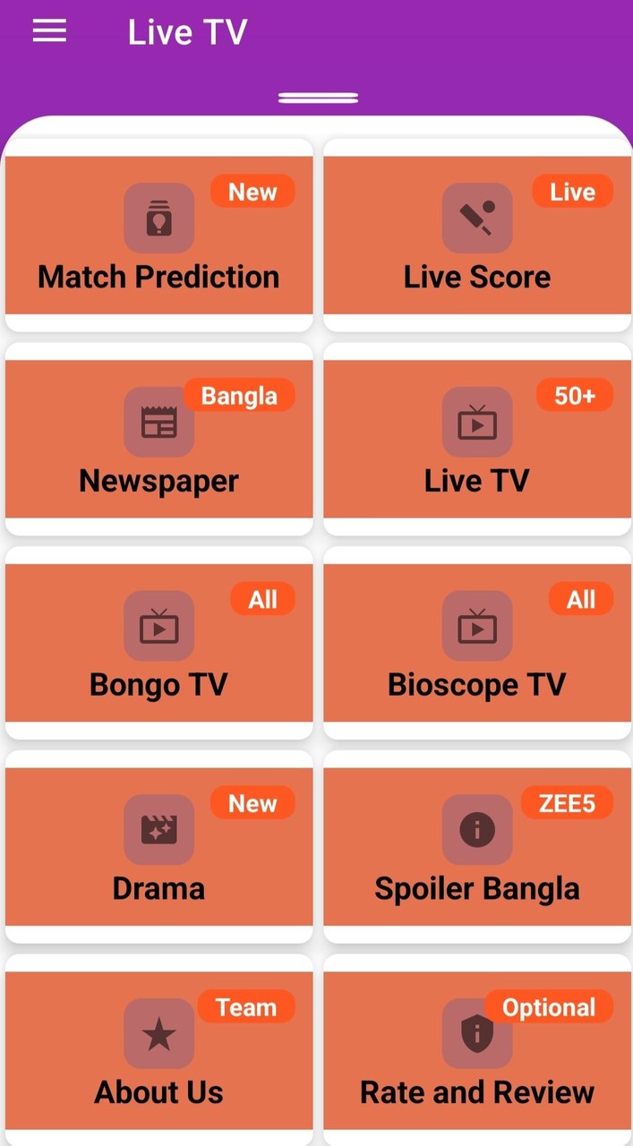 Bangla Live TV -Sports & Drama_playmods.net