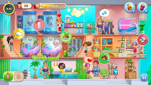 Gym Mania: Idle gym tycoon(असीमित धन) screenshot image 2_playmods.net