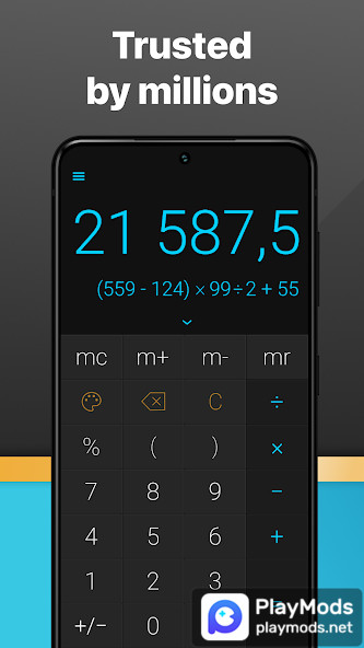 Stylish Calculator - CALCU™(Premium Unlocked) screenshot image 1_playmods.net