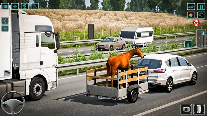 US Truck Driving Animal games_playmods.net