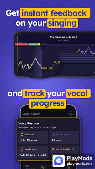 Riyaz: Practice, Learn to Sing(Premium Unlocked) screenshot image 2_playmods.net