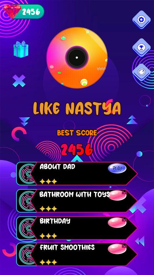 Like Nastya and Dad Tiles Hop_playmods.net