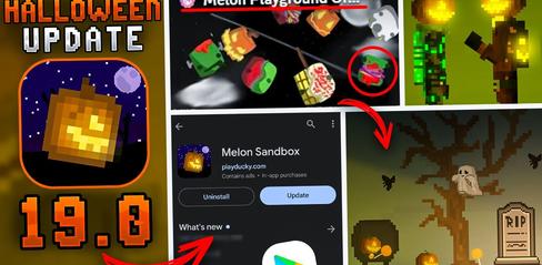 Melon Sandbox Playground 19.0 Halloween Update is Coming?! - playmods.net
