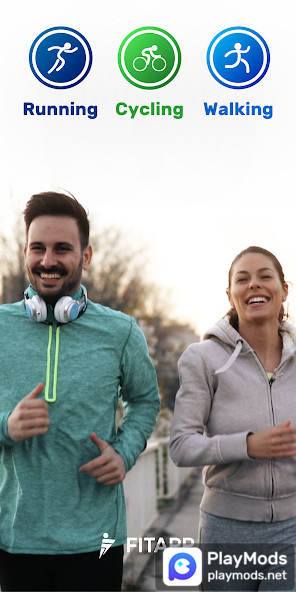 Running Tracker App - FITAPP(Premium Unlocked) screenshot image 1_playmods.net