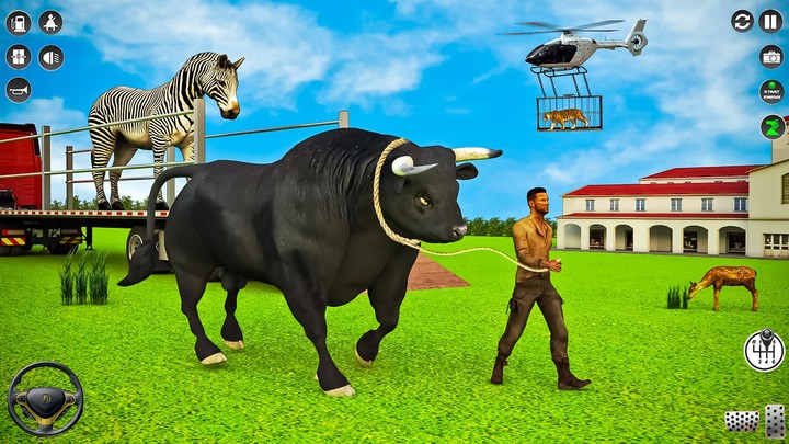 US Truck Driving Animal games_playmods.net