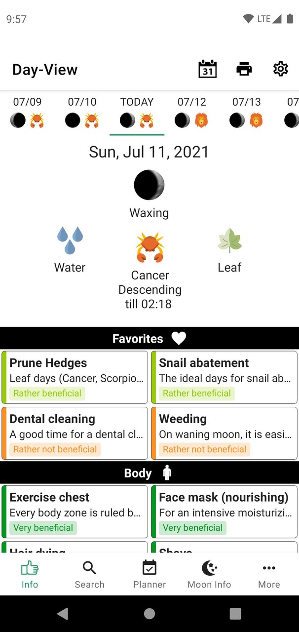 Moon Calendar - Moony_playmods.net