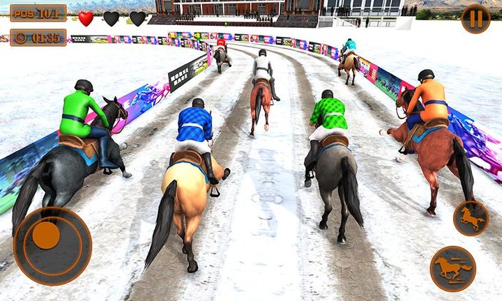 Mounted Horse Racing Games_playmods.net