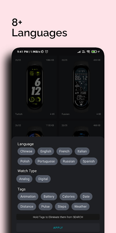 Mi Band 6 Watch Faces_playmods.net