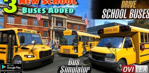 Bus Simulator 2023 v1.4.3 Update - Three New School Buses - playmods.net
