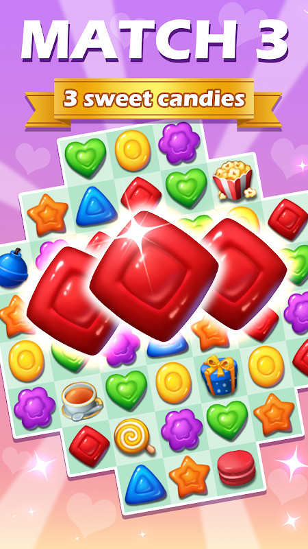 Sweet Candy Pop Match 3 Puzzle_playmods.net