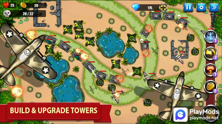 TD - War Strategy Game(MENU MOD) screenshot image 1_playmods.net