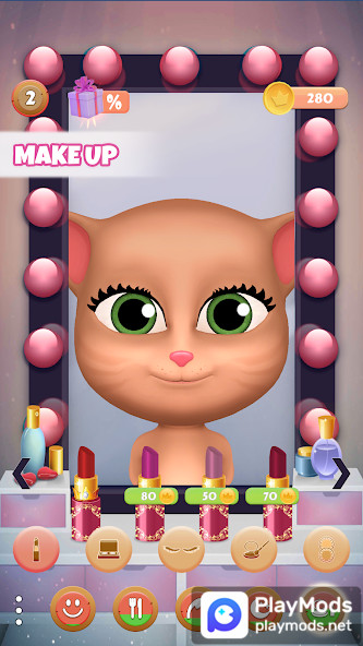 My Talking Cat Inna(Unlimited Resources) screenshot image 2_playmods.net