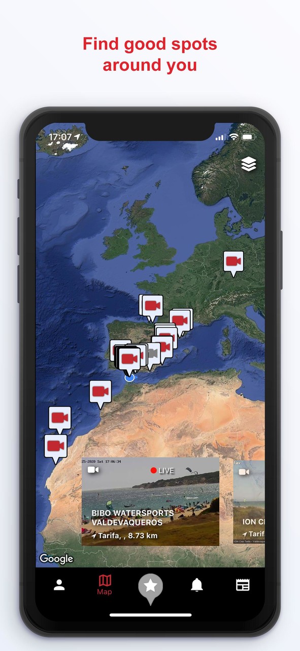 Spotfav Live Cams & Weather_playmods.net