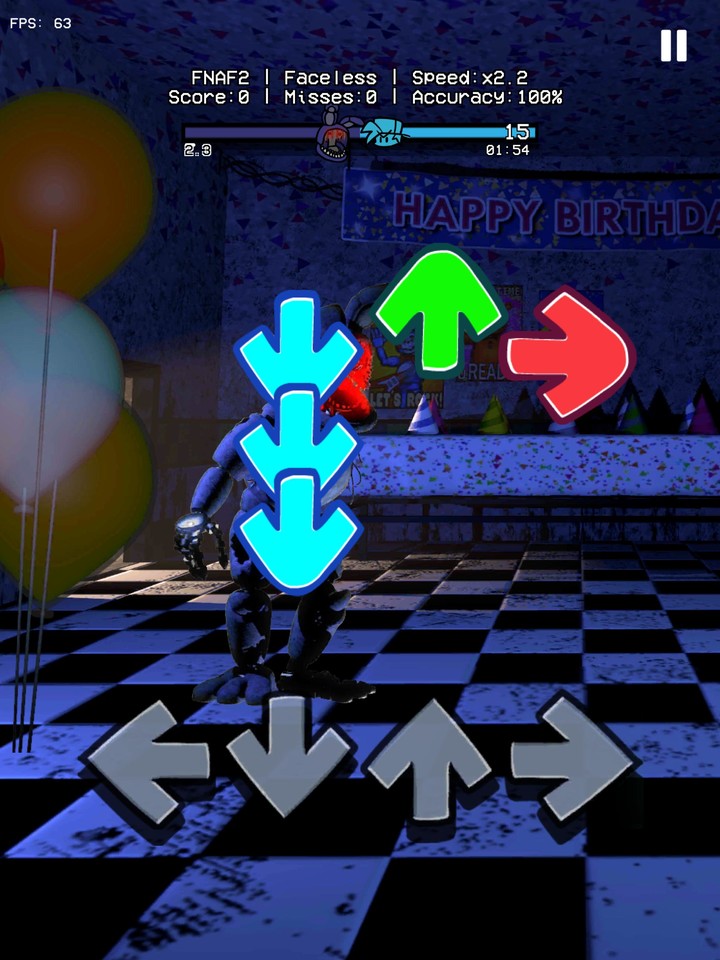 FNF Nights Battle Horror Bear_playmods.net