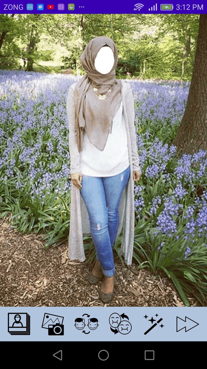 Innovative Hijab with Jeans_playmods.net