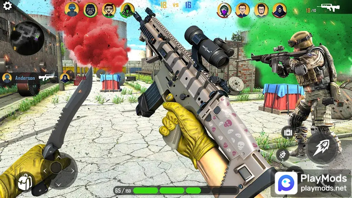 Gun Games 3d Offline Shooting(God Mode) screenshot image 3_playmods.net