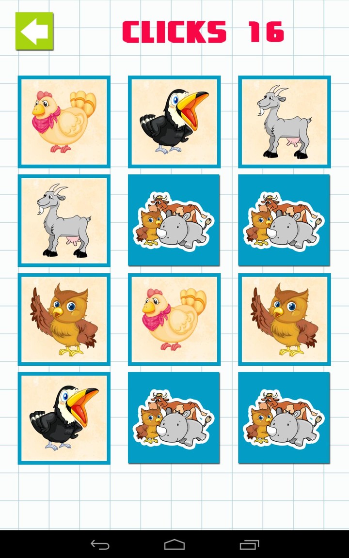 Memory Game: Animals, Fruits, _playmods.net