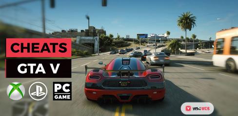 Grand Theft Auto 5 GTA5 Cheat Codes for PC - playmods.net