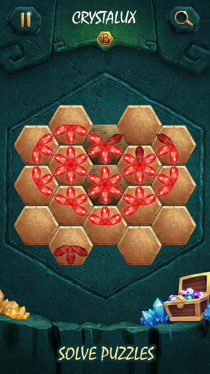 Crystalux: Zen Match Puzzle_playmods.net
