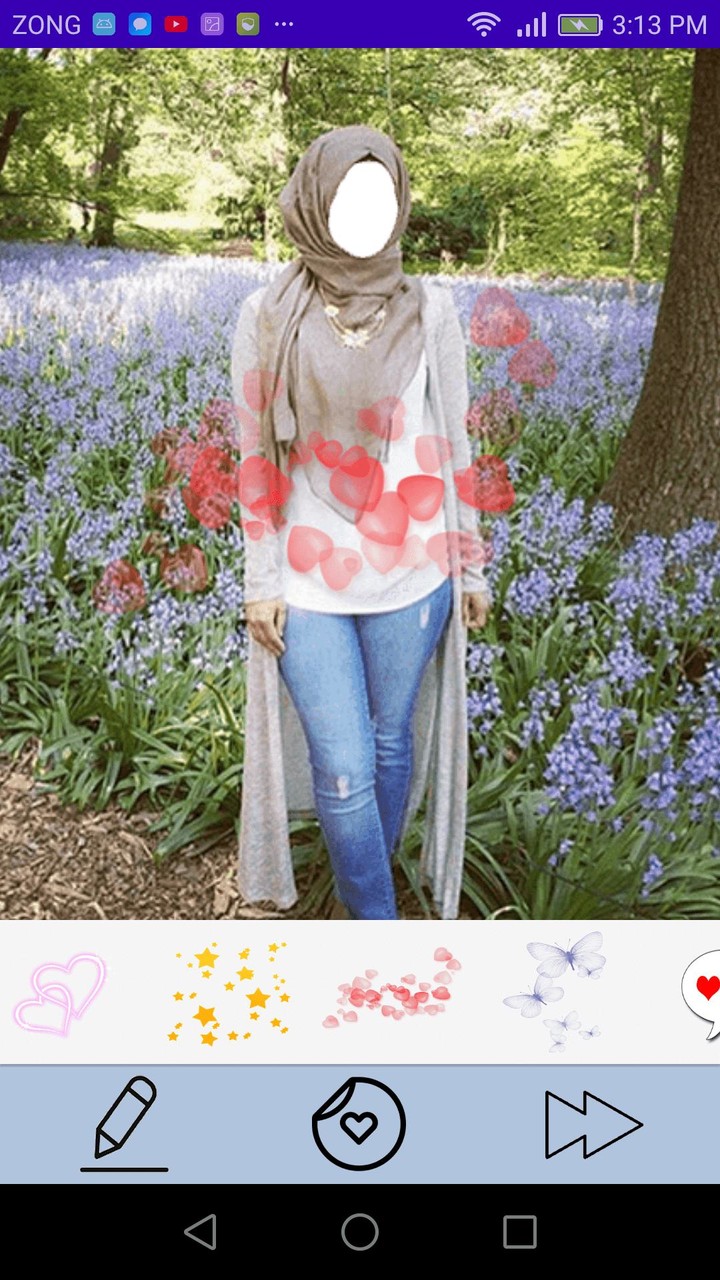 Innovative Hijab with Jeans_playmods.net