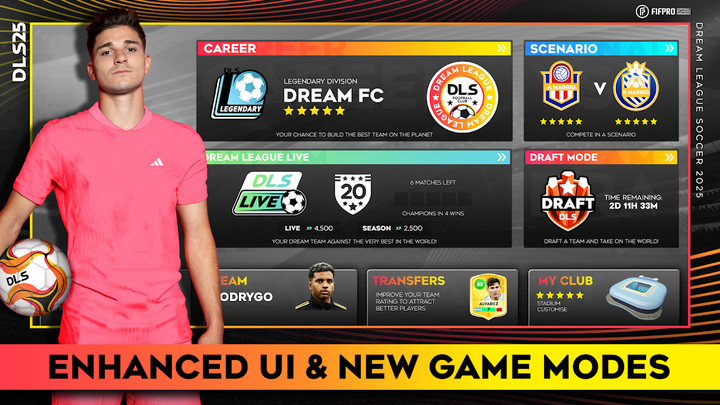 Dream League Soccer 2023(MOD Menu) screenshot image 1_playmods.net