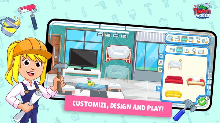 My Town World - Mega Kids Game(Unlocked all) screenshot image 2_playmods.net