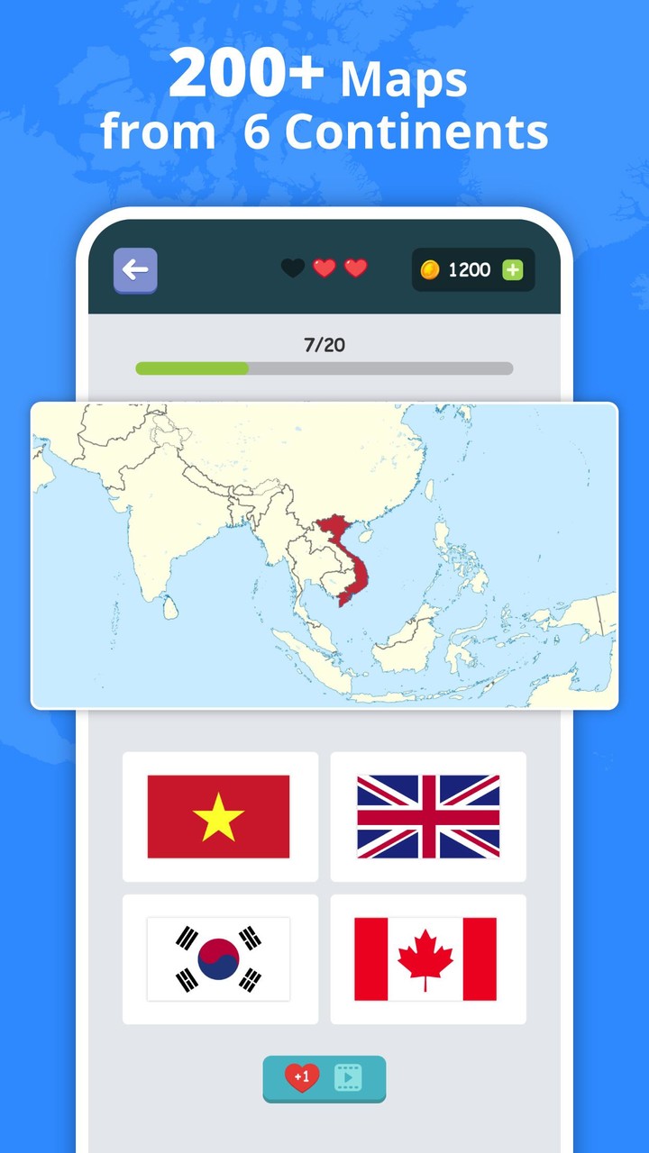 Flags of Countries: Quiz Game_playmods.net