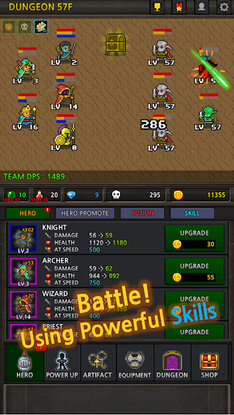Grow Heroes - Idle Rpg(Mod Menu) screenshot image 3_playmods.net