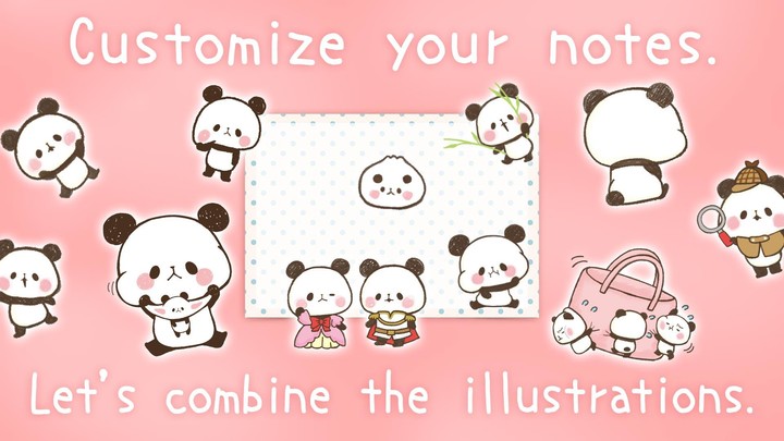 Catatan mini MOCHI MOCHI PANDA_playmods.net