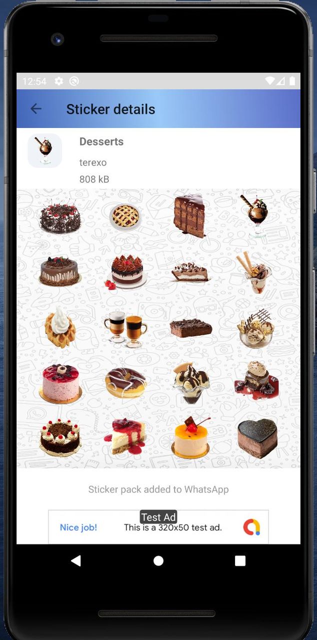 Top food stickers_playmods.net