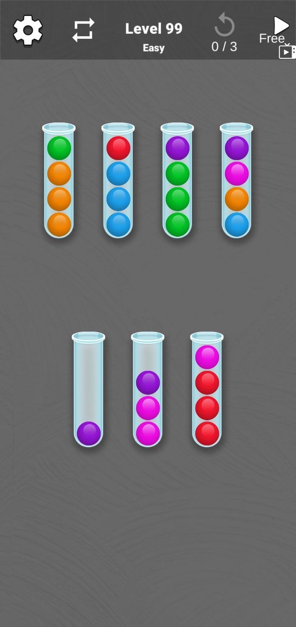 Sort Colored Balls - Ball Sort_playmods.net