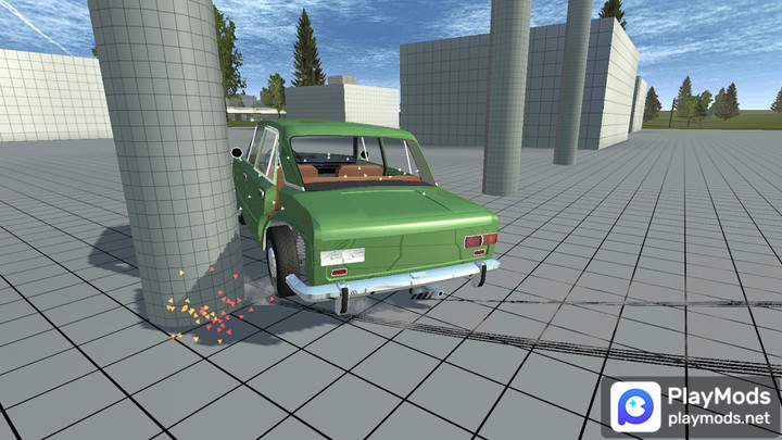Simple Car Crash Physics Sim(Mods inside) screenshot image 1_playmods.net