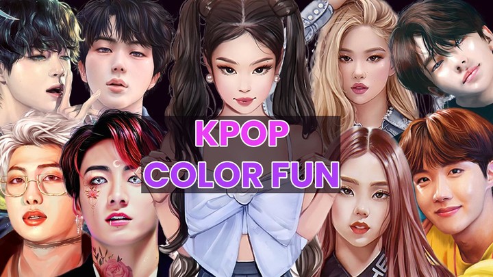 Kpop Paint by Numbers BT21_playmods.net