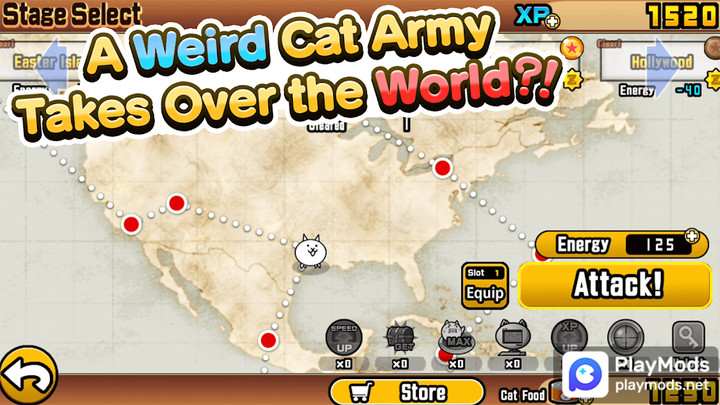 Battle Cats(Unlimited Currency) screenshot image 1_playmods.net