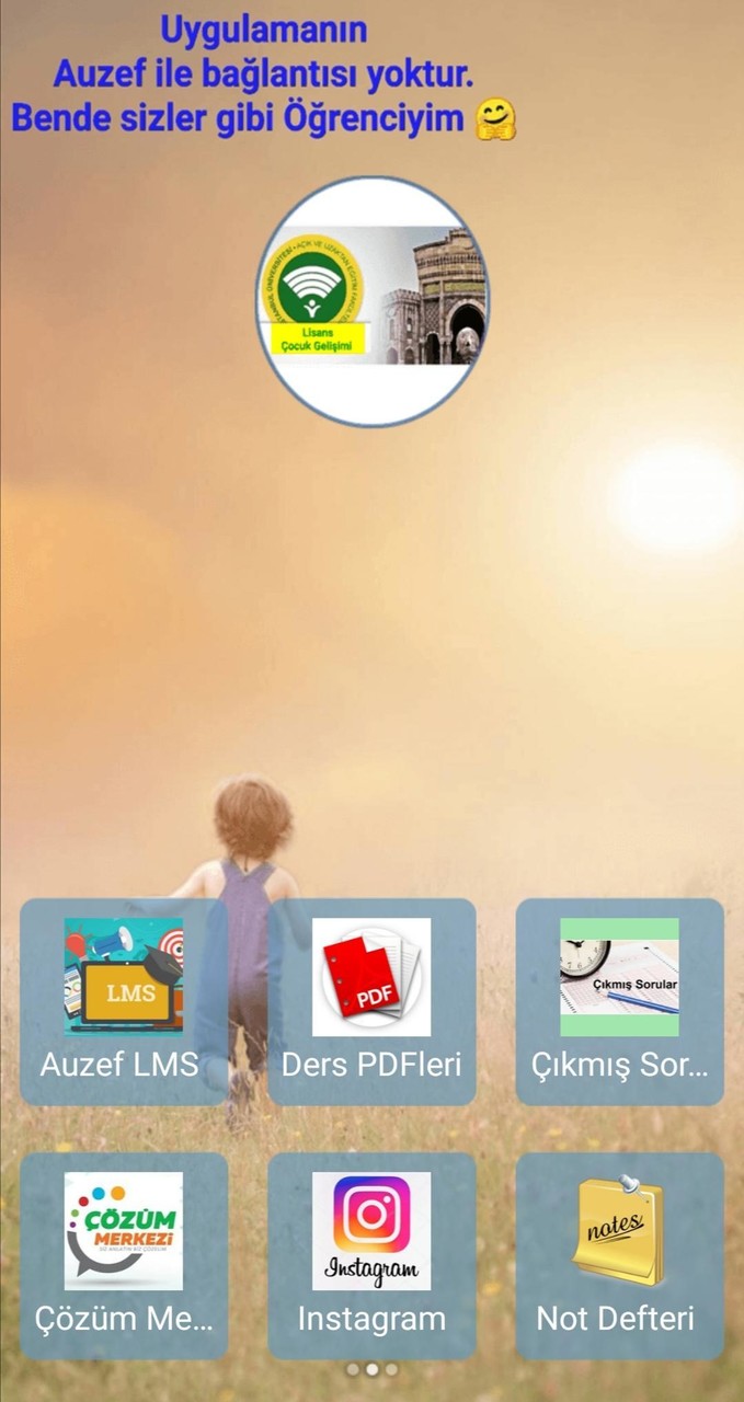 Auzef Çocuk Gelişimi Lisans_playmods.net